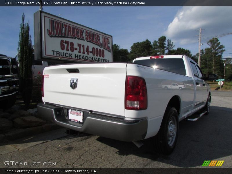 Bright White / Dark Slate/Medium Graystone 2010 Dodge Ram 2500 ST Crew Cab