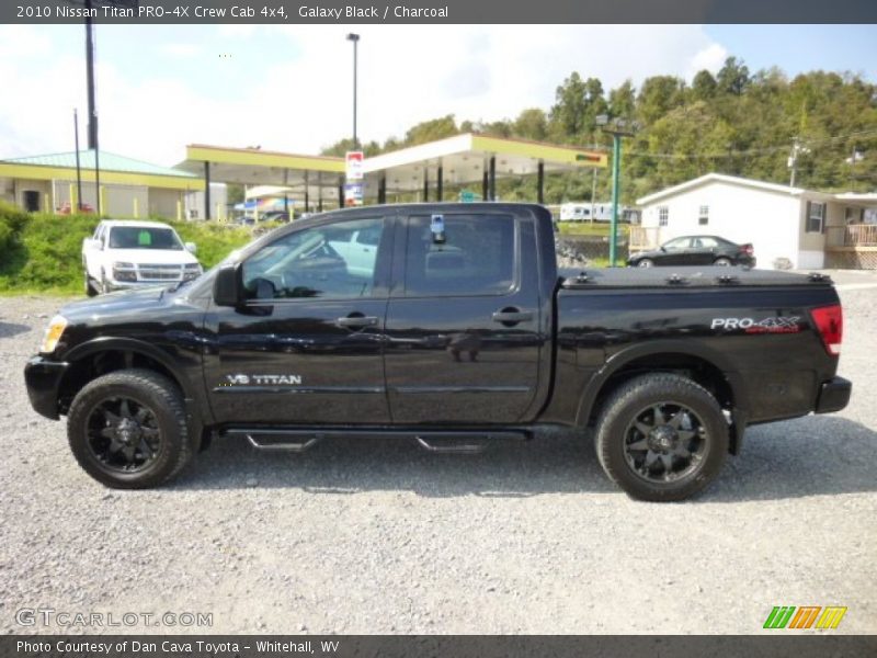 Galaxy Black / Charcoal 2010 Nissan Titan PRO-4X Crew Cab 4x4