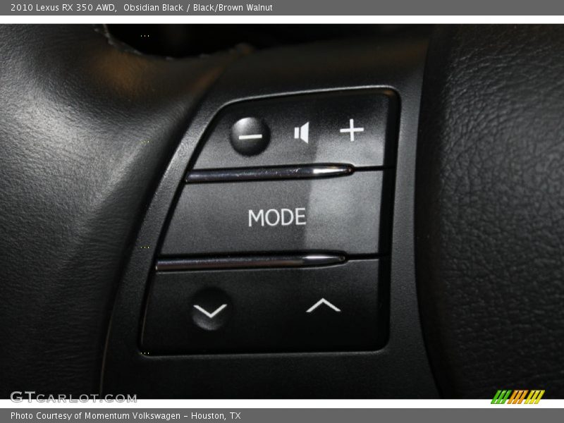 Obsidian Black / Black/Brown Walnut 2010 Lexus RX 350 AWD