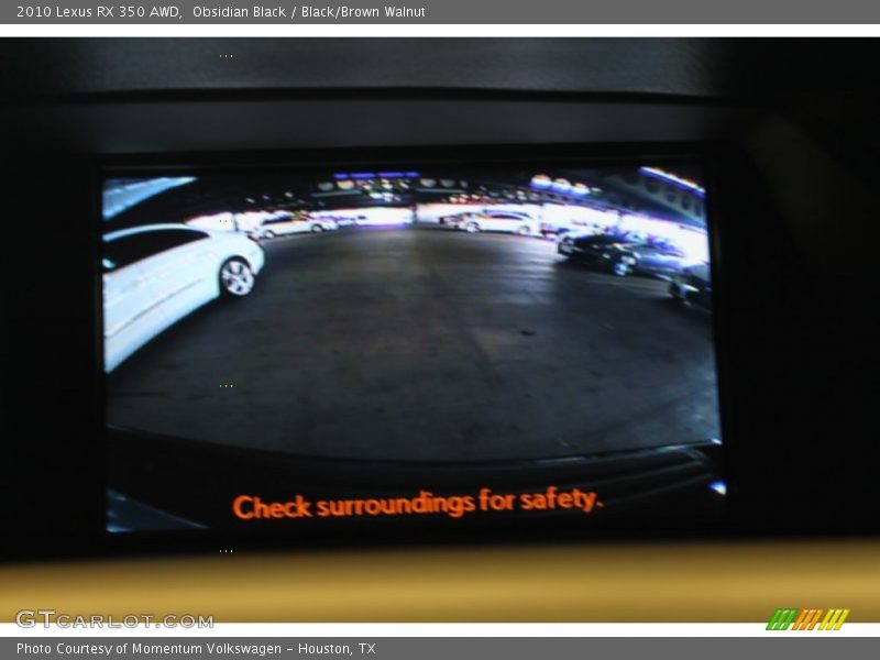 Obsidian Black / Black/Brown Walnut 2010 Lexus RX 350 AWD