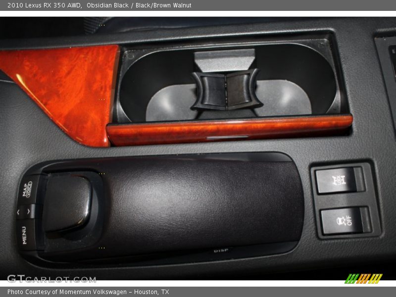Obsidian Black / Black/Brown Walnut 2010 Lexus RX 350 AWD