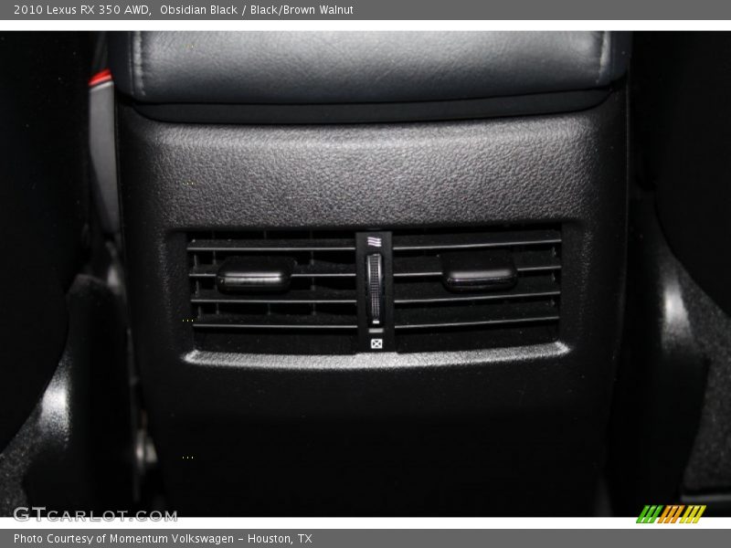 Obsidian Black / Black/Brown Walnut 2010 Lexus RX 350 AWD