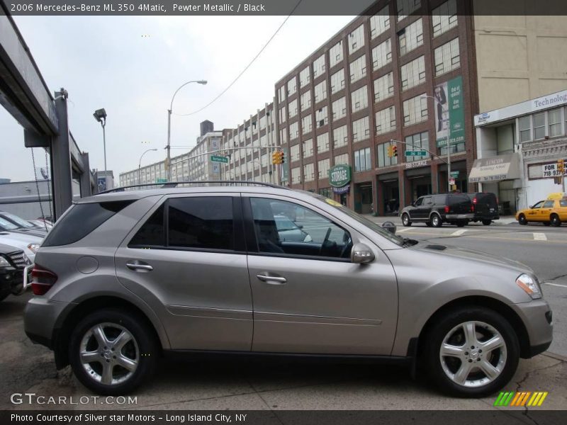 Pewter Metallic / Black 2006 Mercedes-Benz ML 350 4Matic