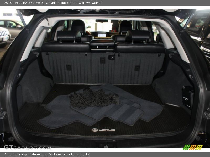 Obsidian Black / Black/Brown Walnut 2010 Lexus RX 350 AWD