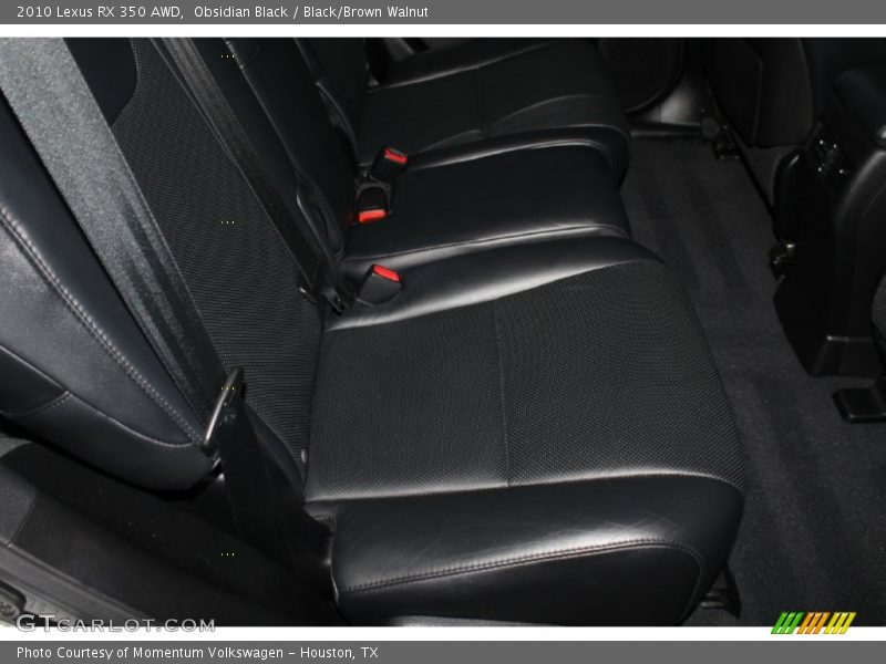Obsidian Black / Black/Brown Walnut 2010 Lexus RX 350 AWD
