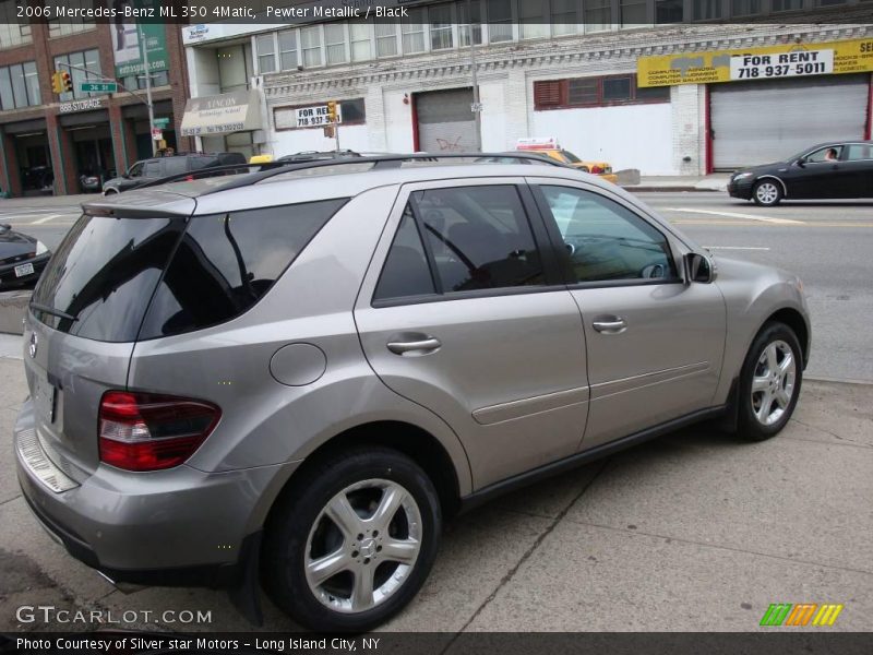 Pewter Metallic / Black 2006 Mercedes-Benz ML 350 4Matic