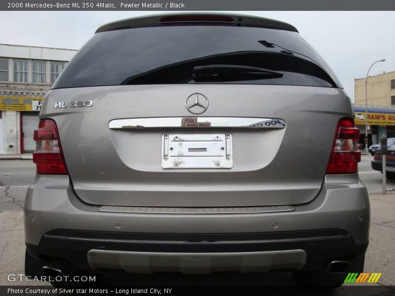 Pewter Metallic / Black 2006 Mercedes-Benz ML 350 4Matic