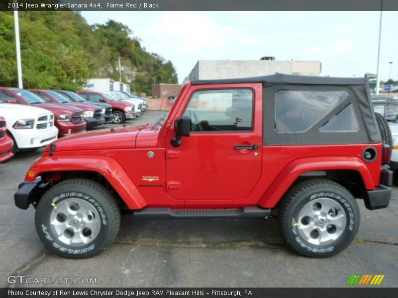  2014 Wrangler Sahara 4x4 Flame Red