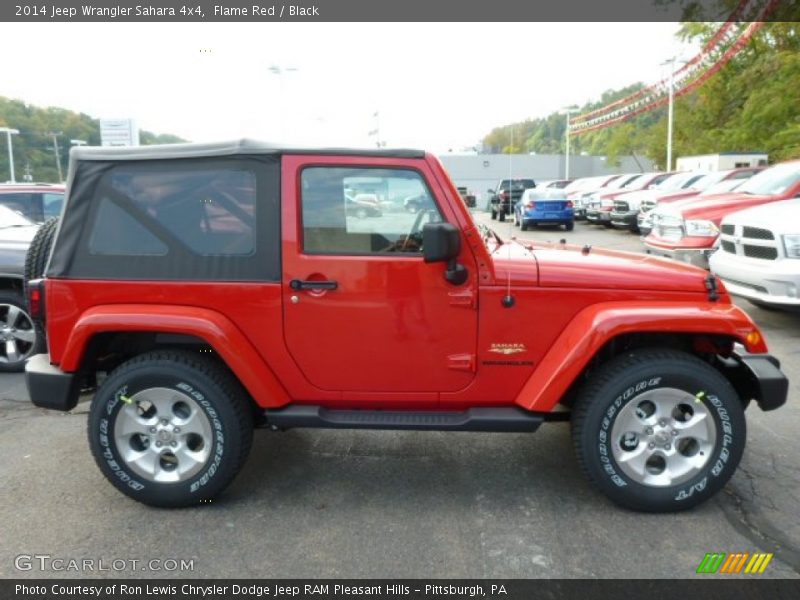  2014 Wrangler Sahara 4x4 Flame Red