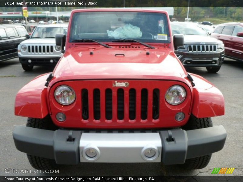 Flame Red / Black 2014 Jeep Wrangler Sahara 4x4