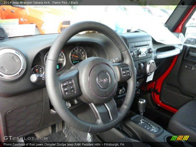 Flame Red / Black 2014 Jeep Wrangler Sahara 4x4