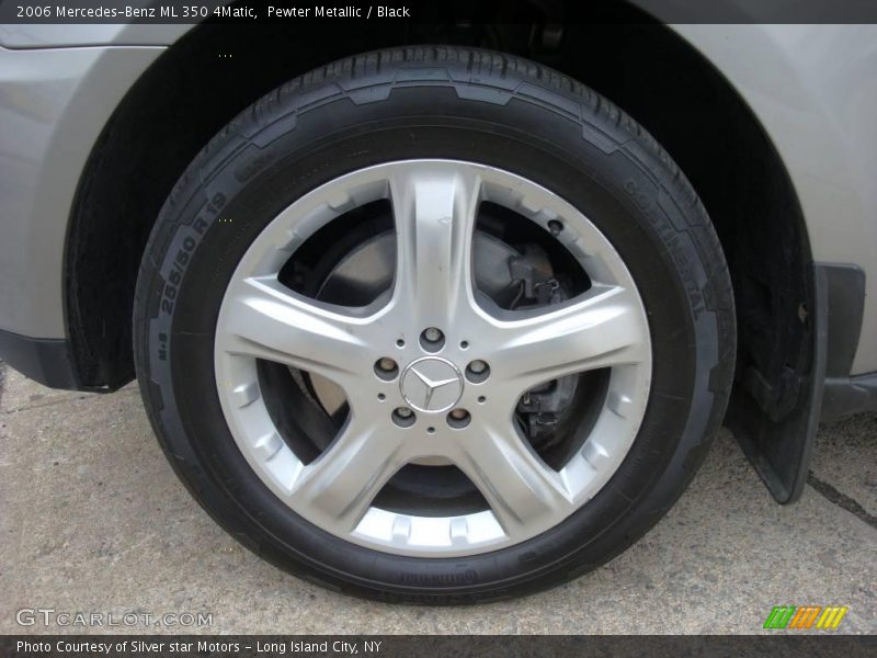Pewter Metallic / Black 2006 Mercedes-Benz ML 350 4Matic