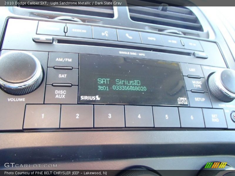Light Sandstone Metallic / Dark Slate Gray 2010 Dodge Caliber SXT