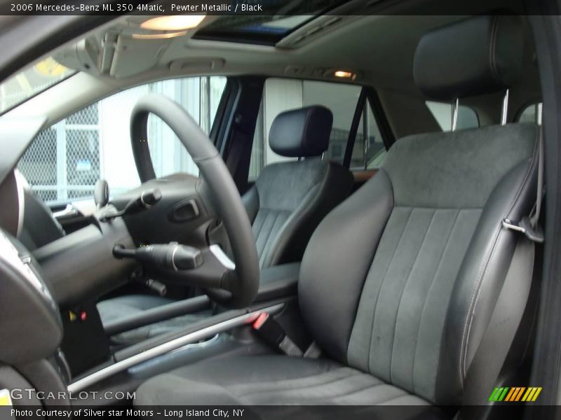 Pewter Metallic / Black 2006 Mercedes-Benz ML 350 4Matic