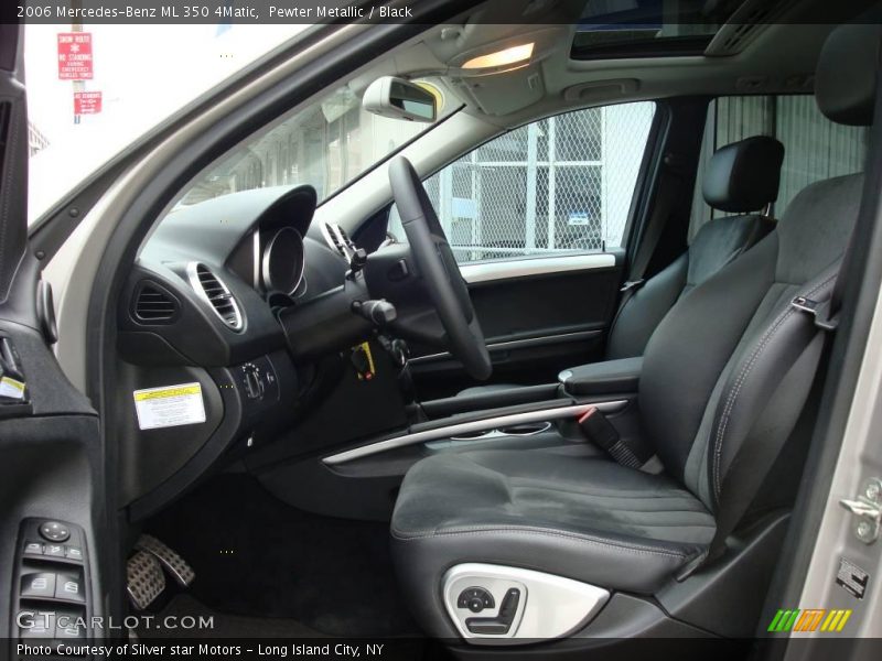 Pewter Metallic / Black 2006 Mercedes-Benz ML 350 4Matic