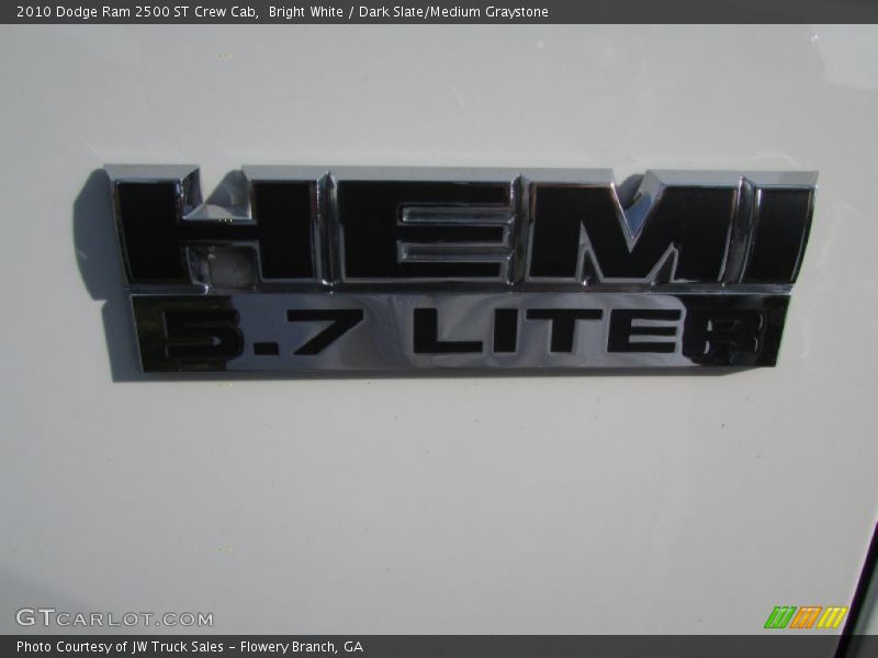 Bright White / Dark Slate/Medium Graystone 2010 Dodge Ram 2500 ST Crew Cab