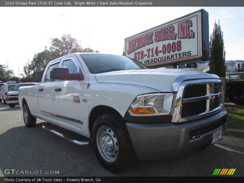 Bright White / Dark Slate/Medium Graystone 2010 Dodge Ram 2500 ST Crew Cab