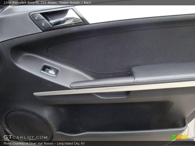 Pewter Metallic / Black 2006 Mercedes-Benz ML 350 4Matic