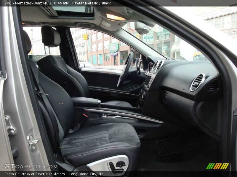 Pewter Metallic / Black 2006 Mercedes-Benz ML 350 4Matic