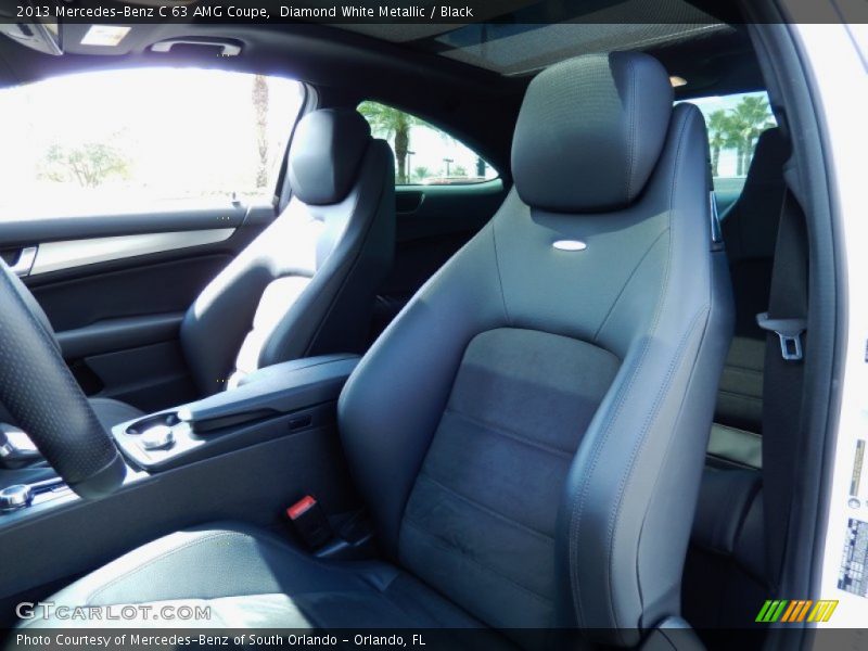 Front Seat of 2013 C 63 AMG Coupe