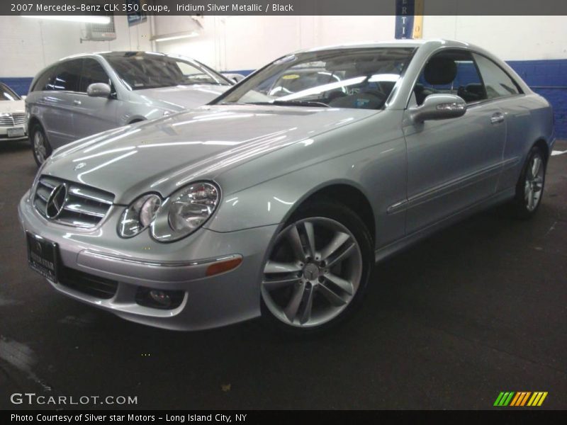Iridium Silver Metallic / Black 2007 Mercedes-Benz CLK 350 Coupe