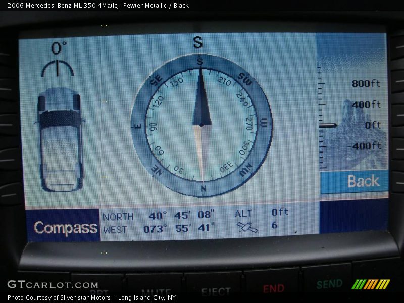 Pewter Metallic / Black 2006 Mercedes-Benz ML 350 4Matic