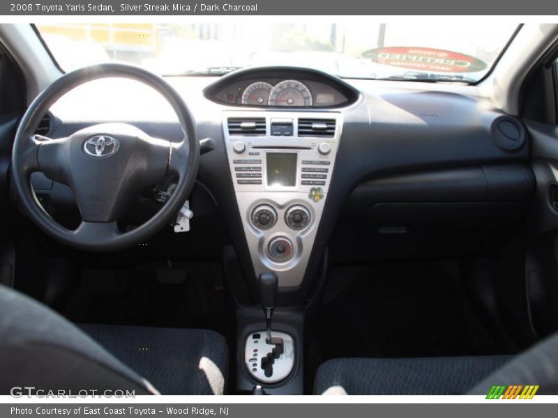 Silver Streak Mica / Dark Charcoal 2008 Toyota Yaris Sedan