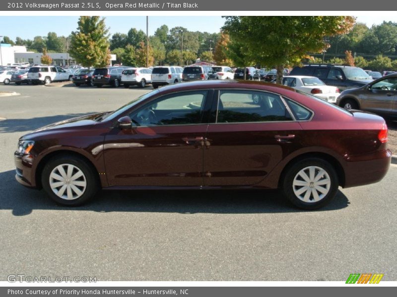Opera Red Metallic / Titan Black 2012 Volkswagen Passat 2.5L S