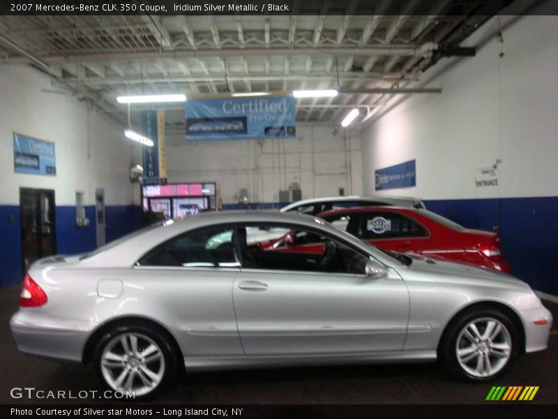 Iridium Silver Metallic / Black 2007 Mercedes-Benz CLK 350 Coupe