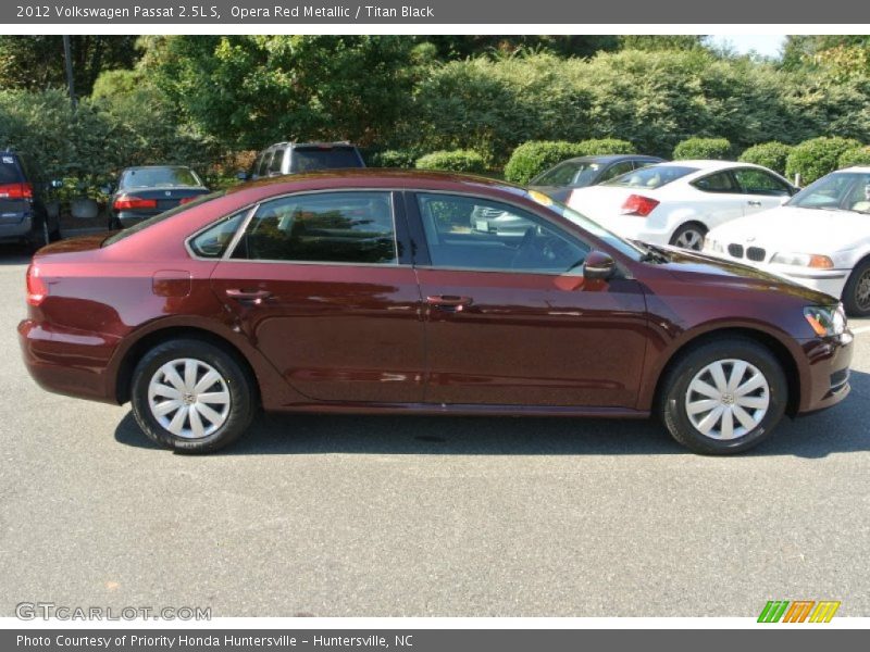 Opera Red Metallic / Titan Black 2012 Volkswagen Passat 2.5L S