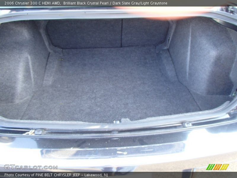 Brilliant Black Crystal Pearl / Dark Slate Gray/Light Graystone 2006 Chrysler 300 C HEMI AWD