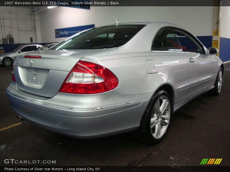 Iridium Silver Metallic / Black 2007 Mercedes-Benz CLK 350 Coupe