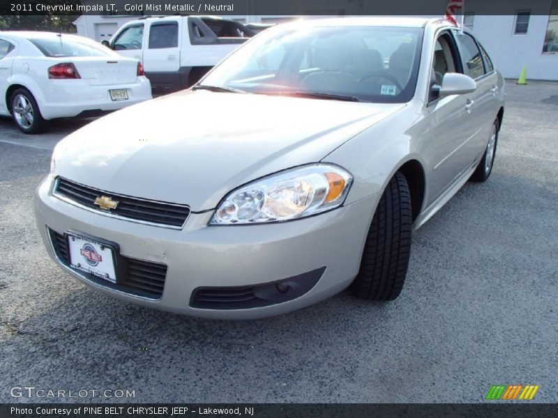 Gold Mist Metallic / Neutral 2011 Chevrolet Impala LT