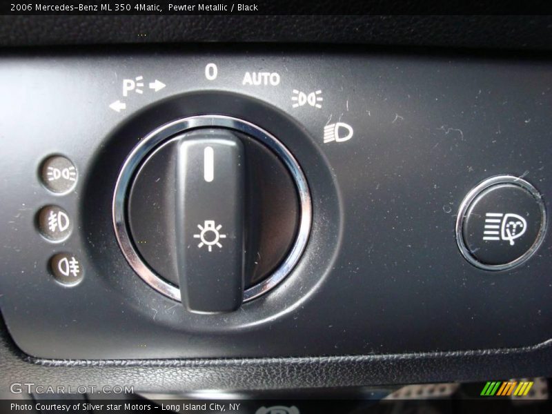 Pewter Metallic / Black 2006 Mercedes-Benz ML 350 4Matic