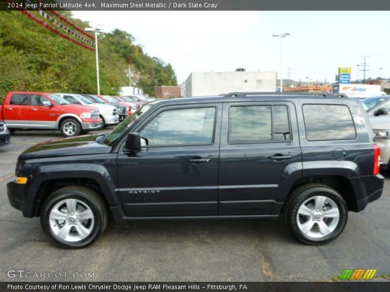 Maximum Steel Metallic / Dark Slate Gray 2014 Jeep Patriot Latitude 4x4