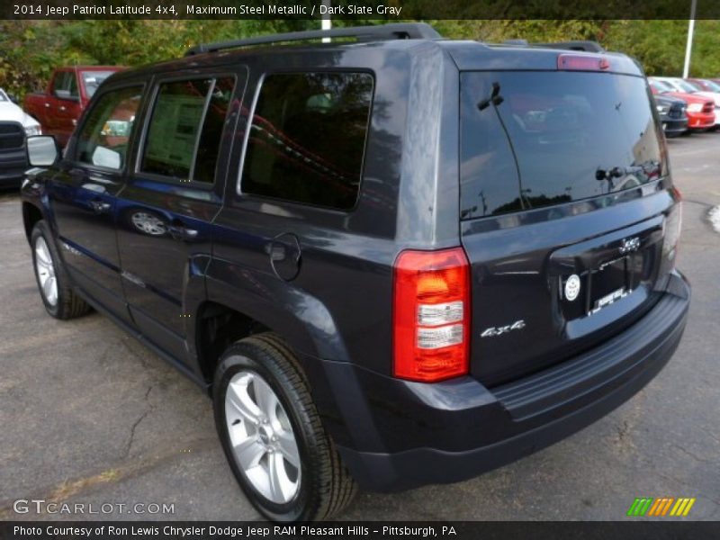 Maximum Steel Metallic / Dark Slate Gray 2014 Jeep Patriot Latitude 4x4