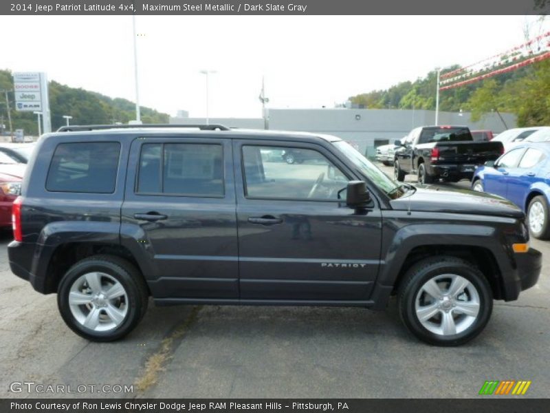 Maximum Steel Metallic / Dark Slate Gray 2014 Jeep Patriot Latitude 4x4