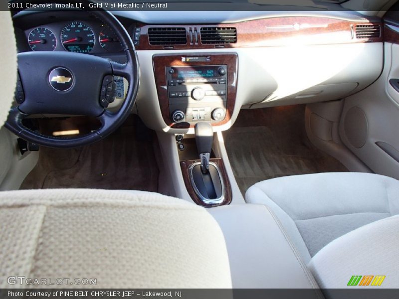 Gold Mist Metallic / Neutral 2011 Chevrolet Impala LT