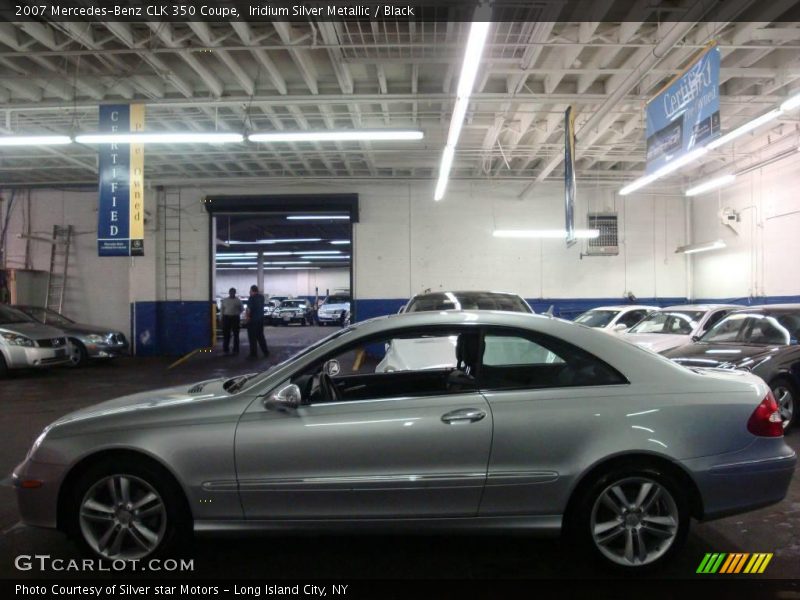 Iridium Silver Metallic / Black 2007 Mercedes-Benz CLK 350 Coupe