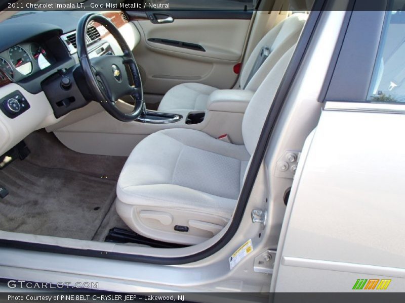 Gold Mist Metallic / Neutral 2011 Chevrolet Impala LT