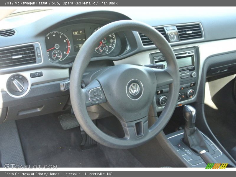 Opera Red Metallic / Titan Black 2012 Volkswagen Passat 2.5L S