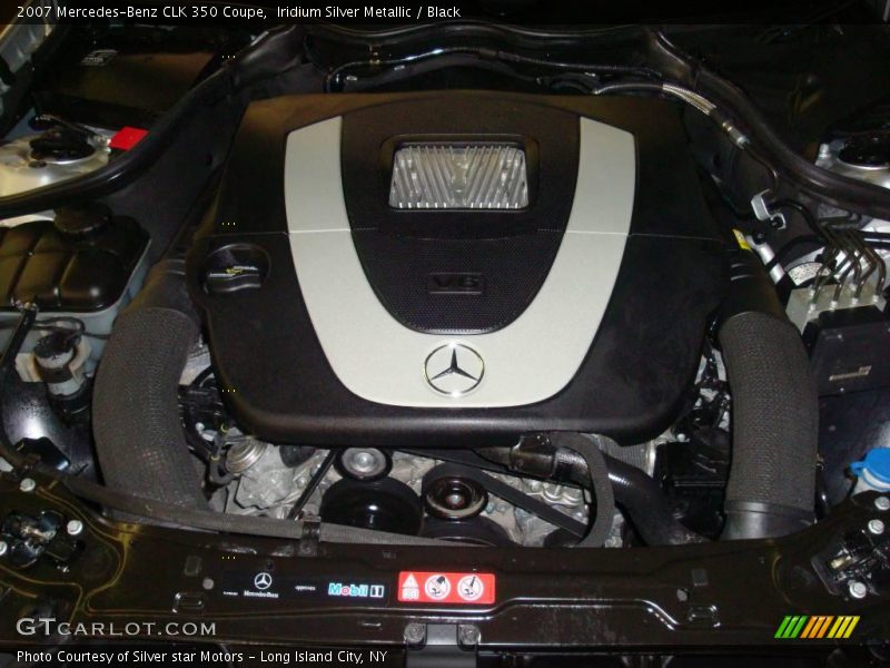 Iridium Silver Metallic / Black 2007 Mercedes-Benz CLK 350 Coupe