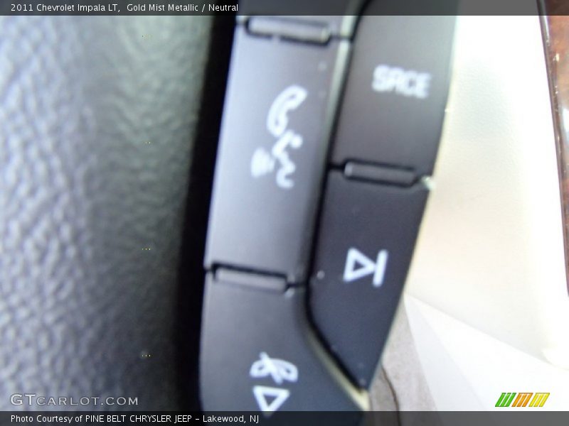 Gold Mist Metallic / Neutral 2011 Chevrolet Impala LT