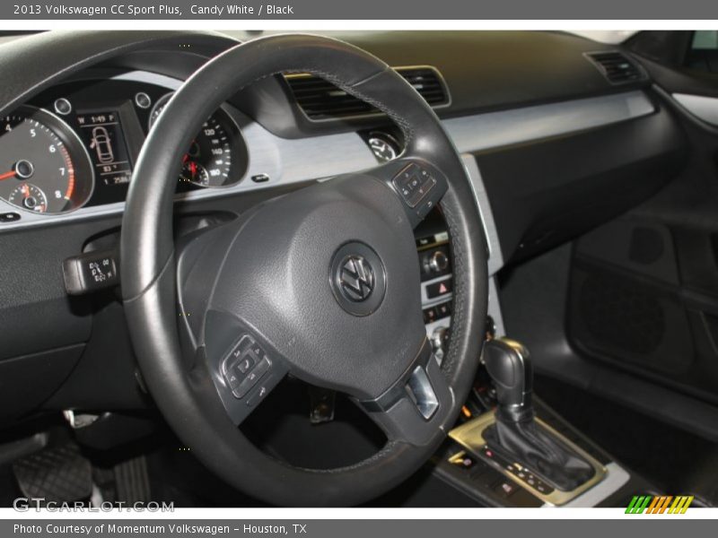 Candy White / Black 2013 Volkswagen CC Sport Plus