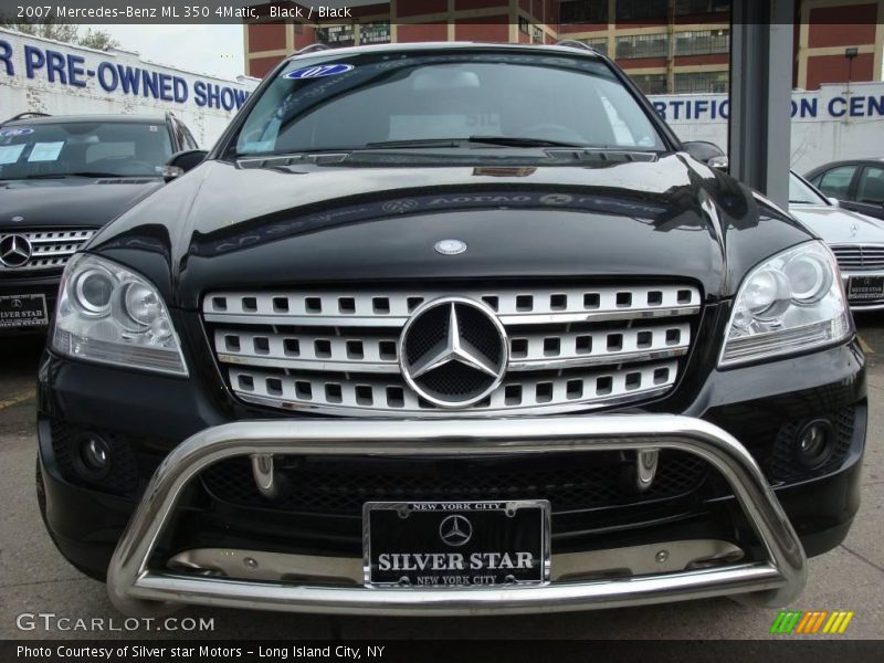 Black / Black 2007 Mercedes-Benz ML 350 4Matic