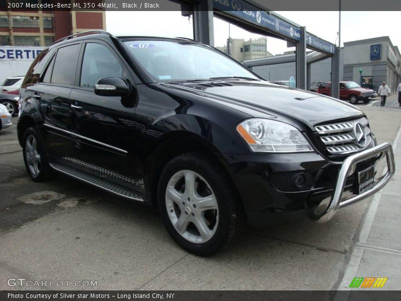 Black / Black 2007 Mercedes-Benz ML 350 4Matic