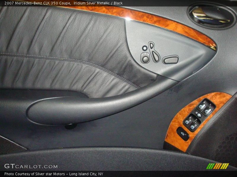 Iridium Silver Metallic / Black 2007 Mercedes-Benz CLK 350 Coupe