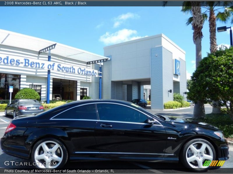 Black / Black 2008 Mercedes-Benz CL 63 AMG