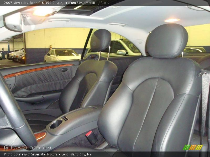 Iridium Silver Metallic / Black 2007 Mercedes-Benz CLK 350 Coupe