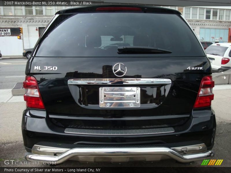 Black / Black 2007 Mercedes-Benz ML 350 4Matic